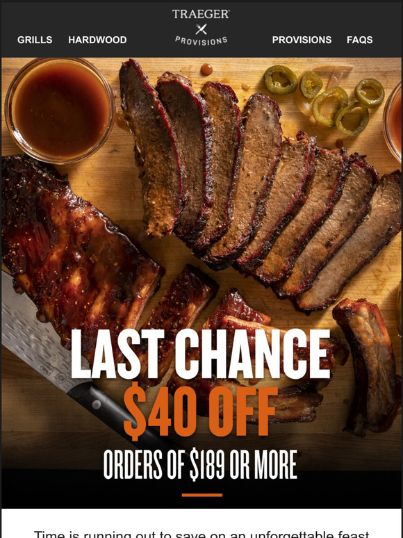 Last Chance to get $40 Off Your Order