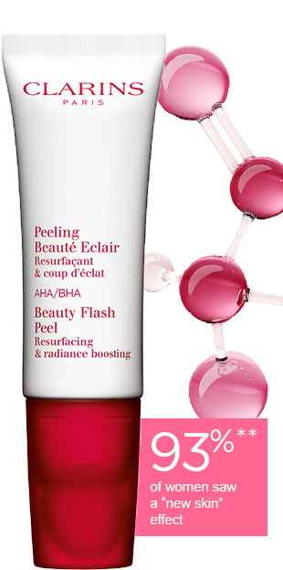 93%** of women saw a “new skin” effect