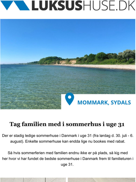 Ferie med rabat i uge 31 🏷️