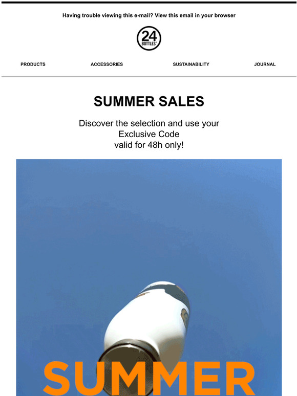 ⏰Summer Sales + Exclusive 48h Code