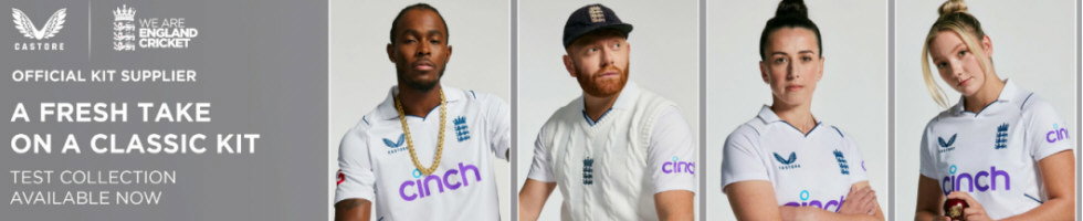 worldcricketstore: Take another look at the new Castore England range ...