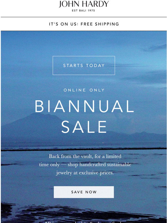 John Hardy The Biannual Sale starts now Milled