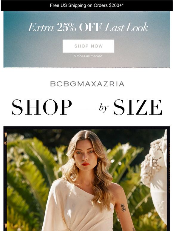 BCBG Email Newsletters Shop Sales, Discounts, and Coupon Codes