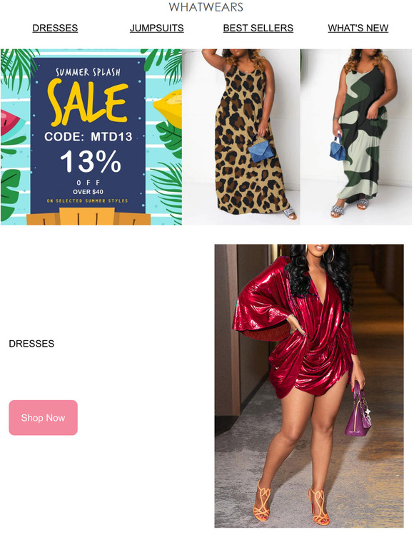 Thanks from Whatwears! You Get 13% Coupon!