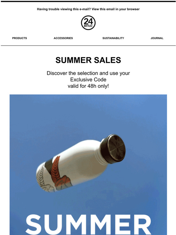 ⏰Summer Sales + Exclusive 48h Code