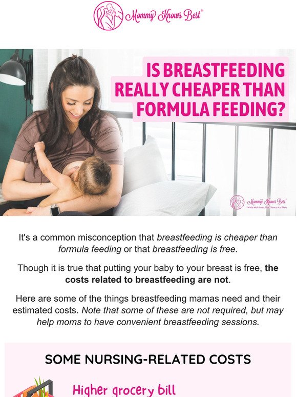Is breastfeeding really cheaper than formula feeding?