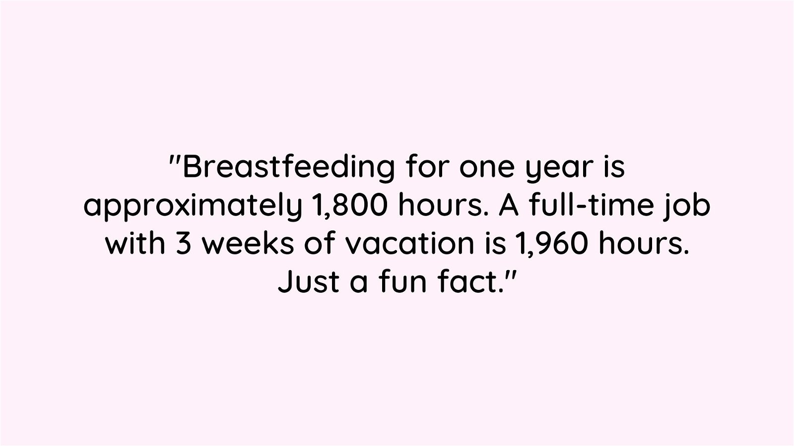 The Actual Cost of Breastfeeding