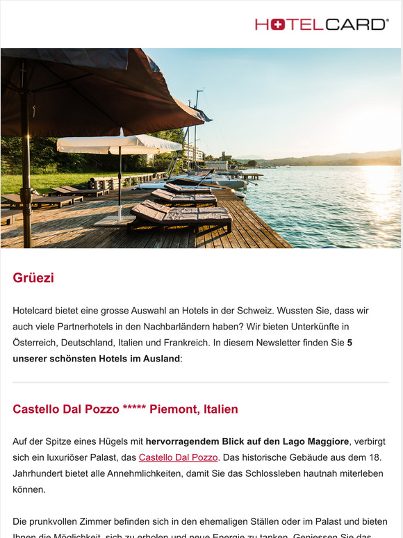 5 Hotels im Ausland