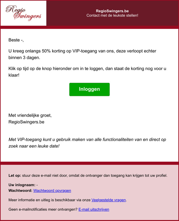 U heeft nu nog korting