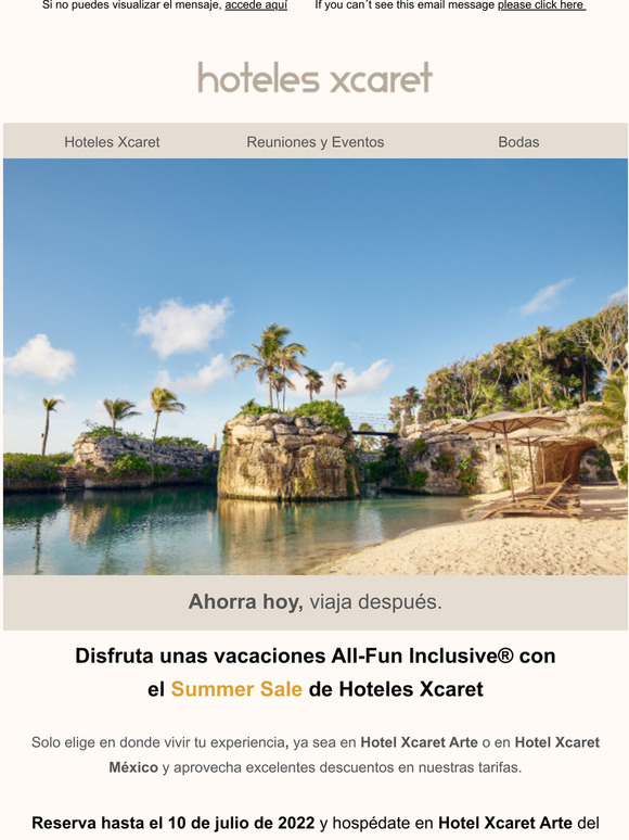 ¡Llegó el Summer Sale! Ahorra hoy, viaja después.