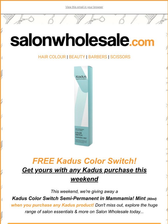 Free Kadus Semi-Permanent Color Creme 💇