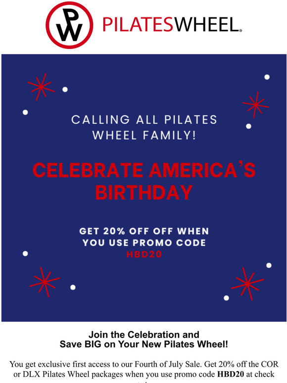 Celebrate This Fourth of July with Pilates Wheel