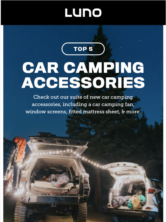 lunolife Top 5 Car Camping Accessories 💯 Milled