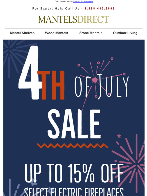 Celebrate Independence with a New Fireplace