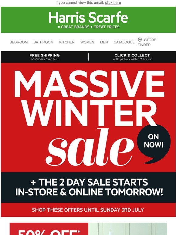 —, MASSIVE WINTER SALE ON NOW! | Plus the 2 Day Sale starts tomorrow