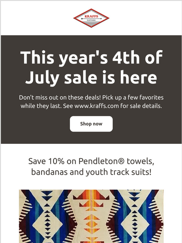 Celebrate 4th of July with savings!