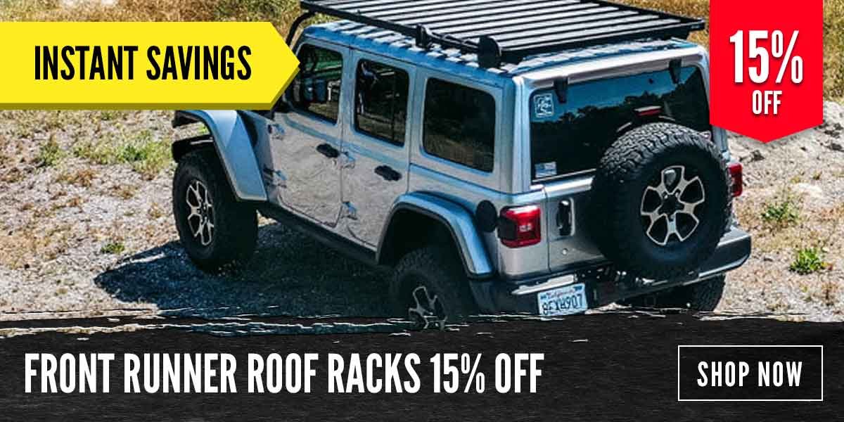 Front Runner Roof Racks 15% Off