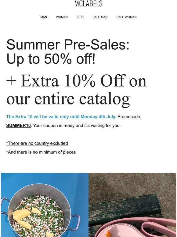 🌅 PRE-SALES | Up to 50% OFF! + EXTRA 10% OFF on EVERYTHING!