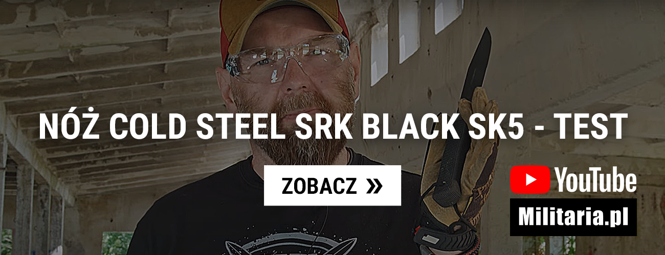 Nóż Cold Steel SRK Black SK5 - TEST | Sklep Militaria.pl