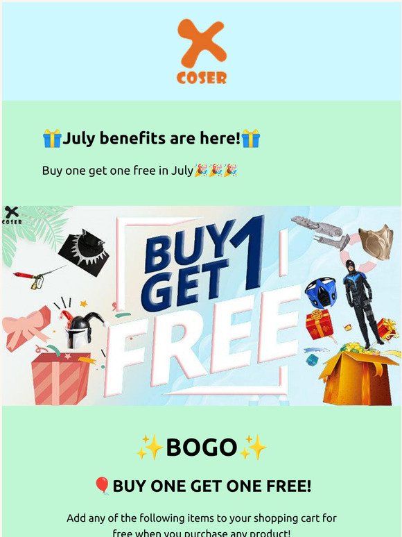 🎁July benefits are here!🎁