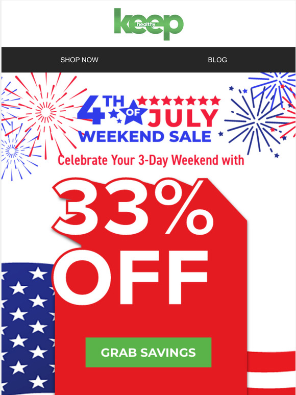 Light the Fireworks and Get 33% OFF SITEWIDE!