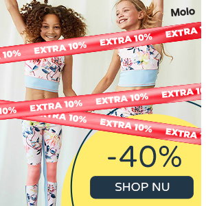 Spar 40% og få 10% ekstra på Molo