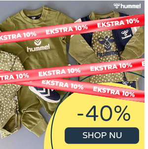 40% + 10% på hummel