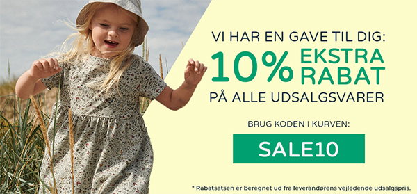 10% ekstra rabat til dig