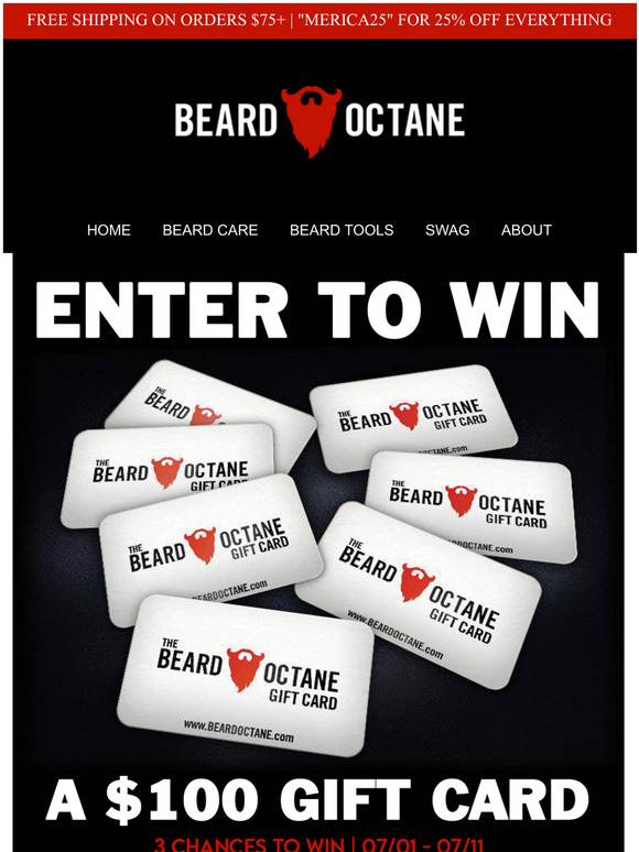 [SAVE 25%] Win a free $100 gift card! 💳