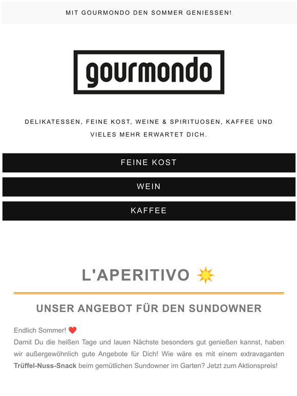 Heiße Aperitif-Angebote 🍸
