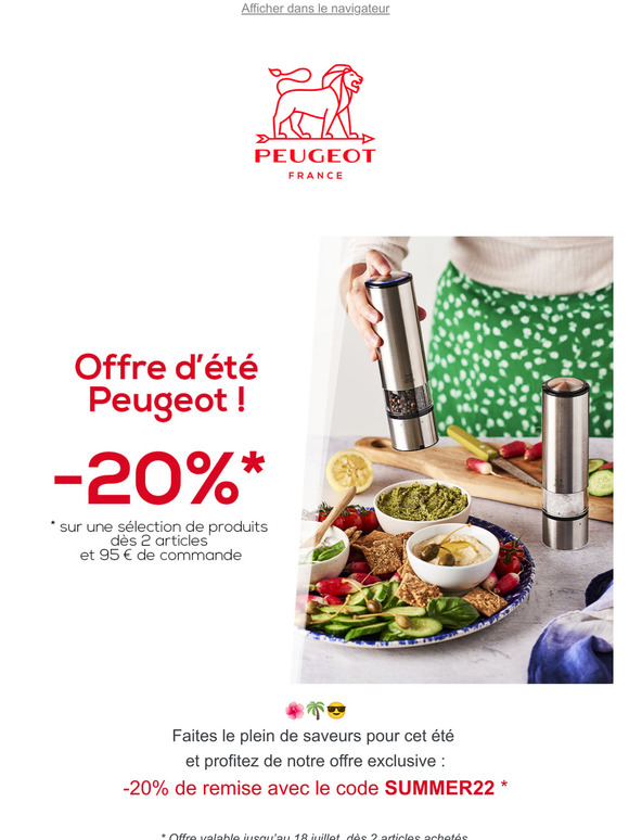 Offre d'été Peugeot