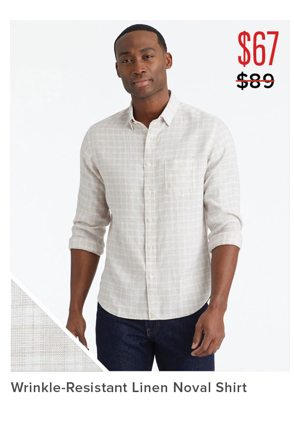 Shop Wrinkle-Resistant Linen Noval Shirt