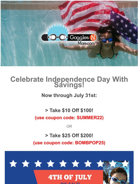 Celebrate Independence Day and Save Money!