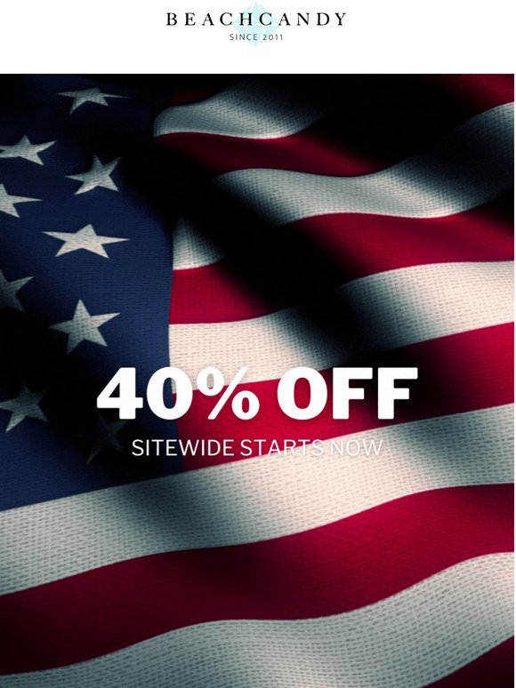 40% OFF SITEWIDE STARTS NOW 🇺🇸