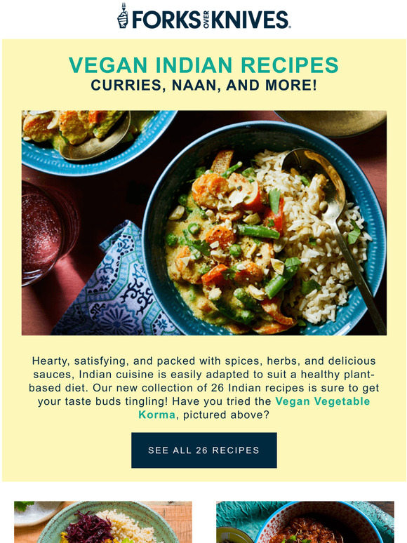 Forks over Knives Best Indian Recipes Milled