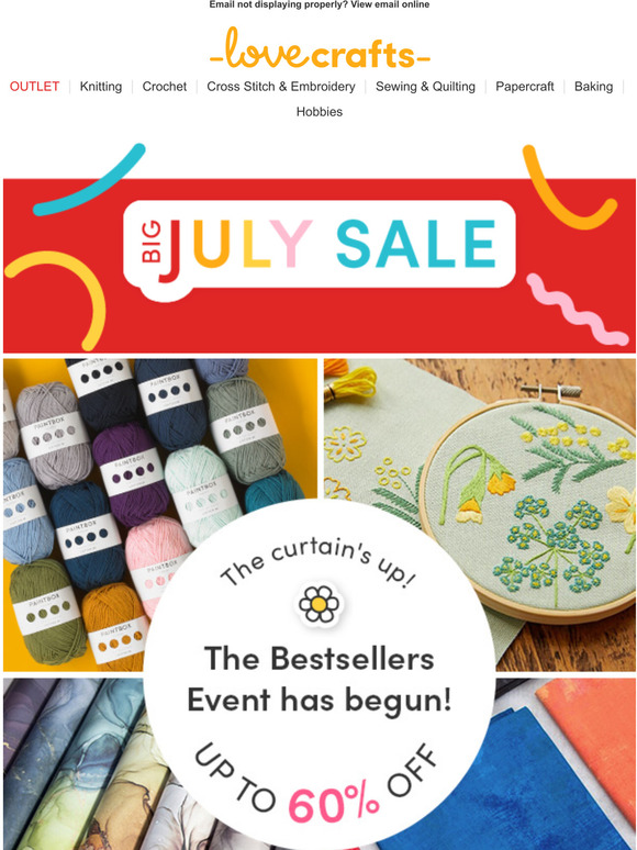 Save up to 60% on bestsellers 💎 Yay for The Big July Sale!