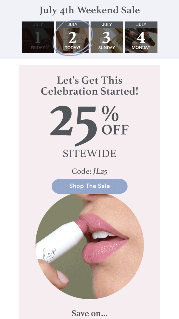 25% OFF Sitewide - Code: JL25