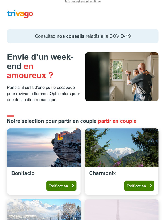 Des destinations romantiques pour filer le parfait amour