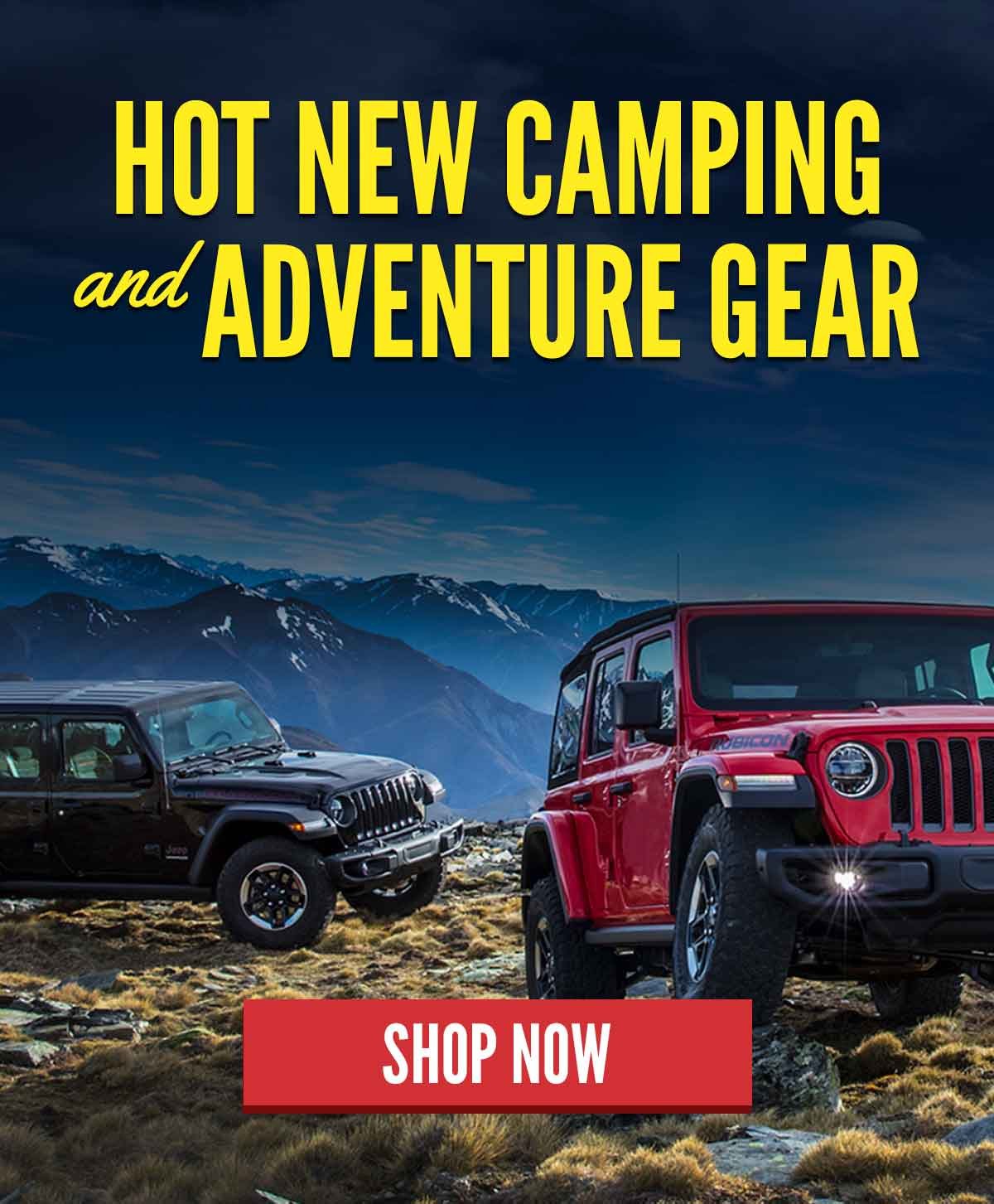 Hot new camping and Adventure Gear