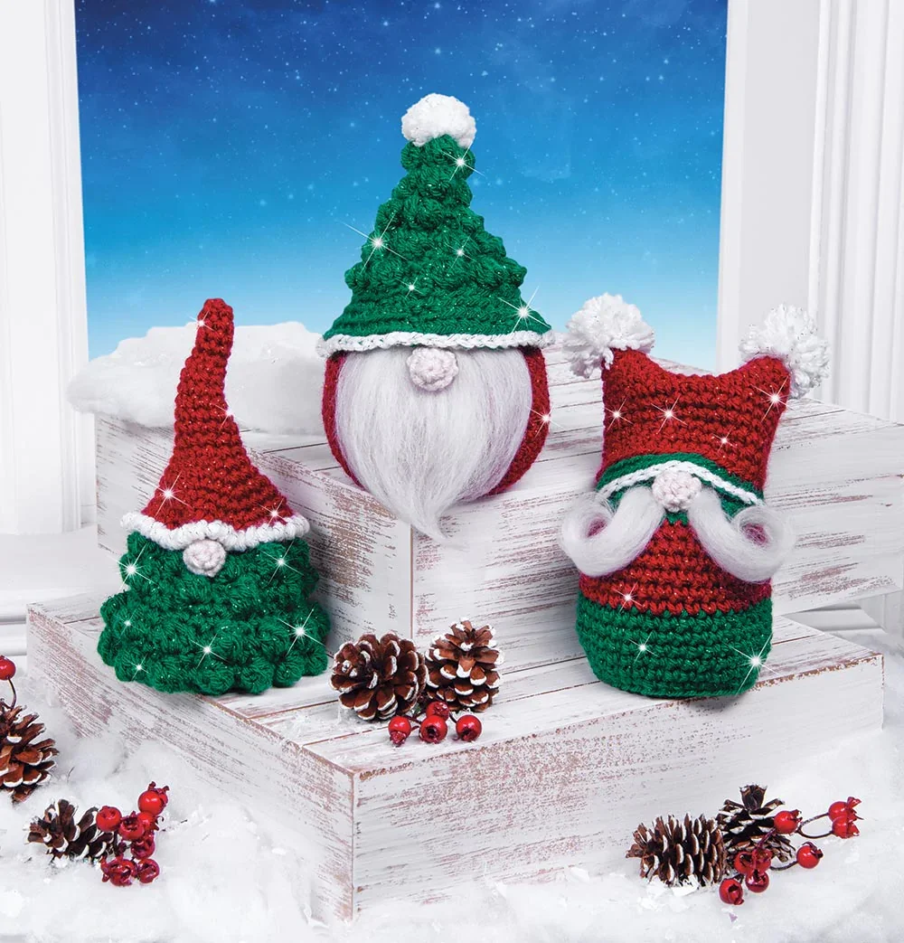 Christmas Gnomes Crochet Kit