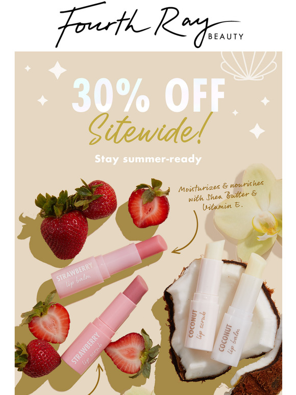 30% OFF ur fave lip essentials 💋