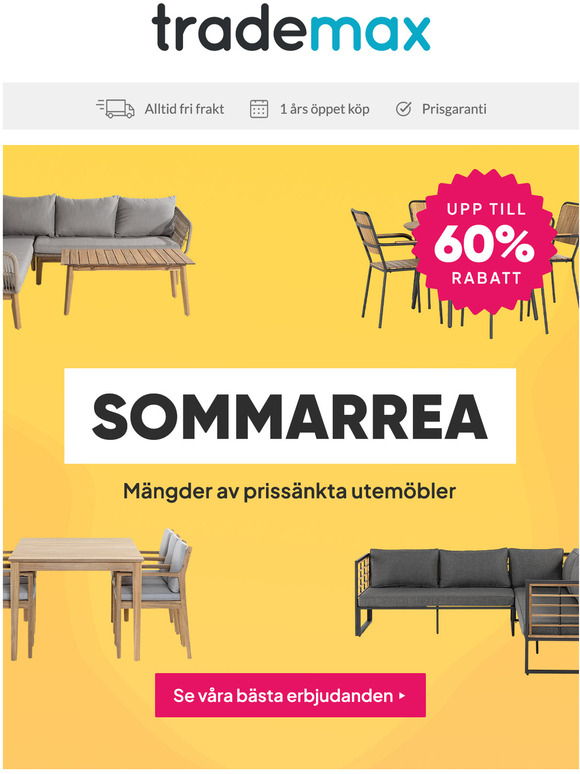 SommarREA: spara upp till 60% 😎