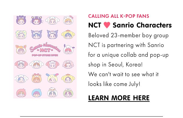 CALLING ALL K-POP FANS NCT <3 Sanrio Characters