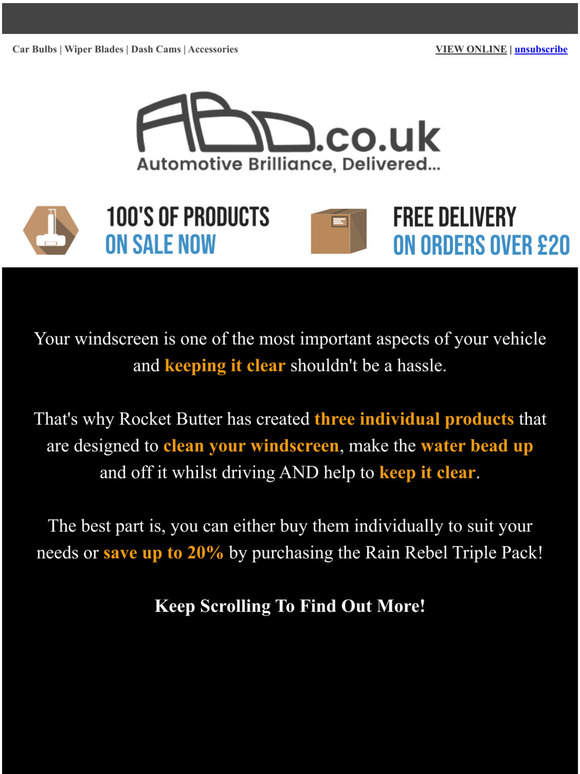 Ultimate Windscreen Protection From Rocket Butter ....