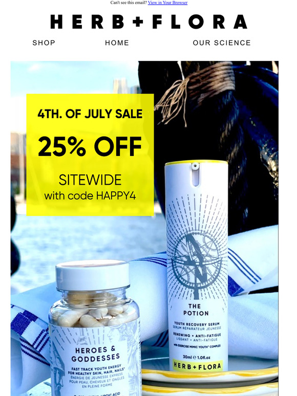JULY FOURTH SALE!