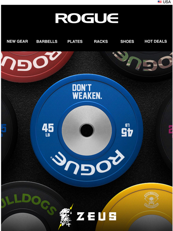 Rogue Fitness Rogue Custom Bumper Plates Milled