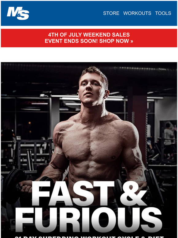 Muscle & Strength Fast & Furious 21 Day Shredding Workout and Diet