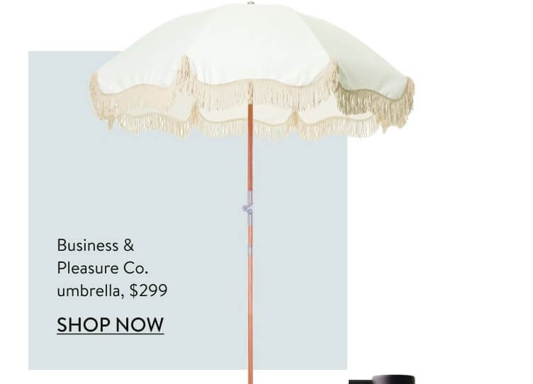 Business & Pleasure Co. umbrella, $299