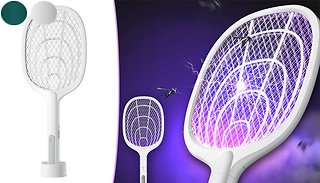 Rechargeable Electric Fly Swatter with Stand - 3 Designs