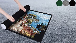 Portable Jigsaw Puzzle Roll Up Mat Set - 3 Colours